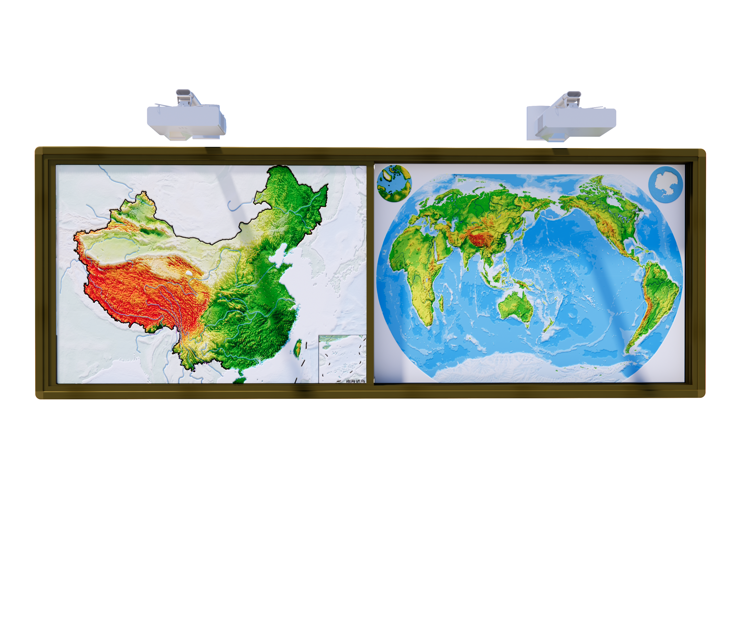 數(shù)字交互立體地形圖